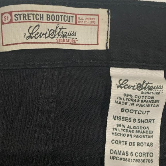 LEVI'S STRAUSS STRETCH BOOT CUT JEANS SIZE 6 - Picture 6 of 7